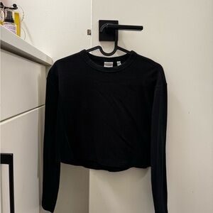 Sunday Best black thermal cropped Top